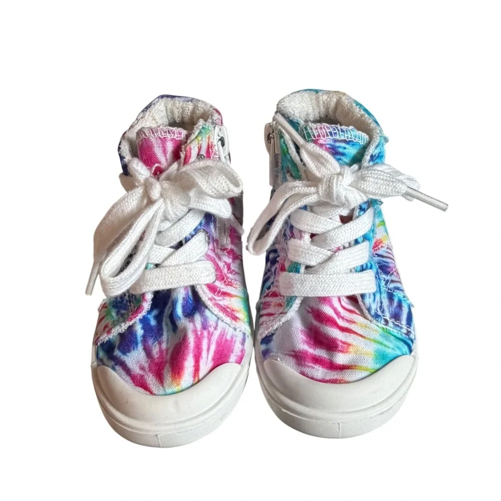 Blowfish Malibu Kids Valara-T Tie Dye High Top Sneakers Multi‎ Color Size 7M